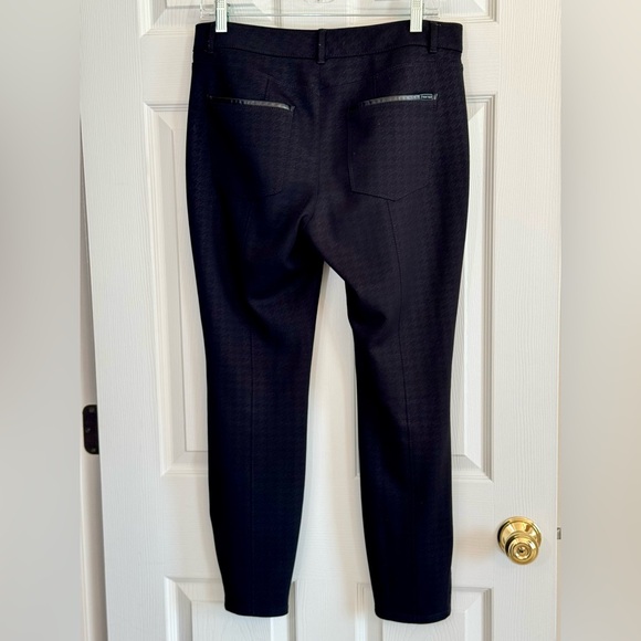 White House Black Market Textured Black Skinny Pants - Picture 7 of 11